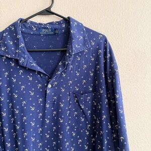 Polo Ralph Lauren Anchor Print Polo XL Tall